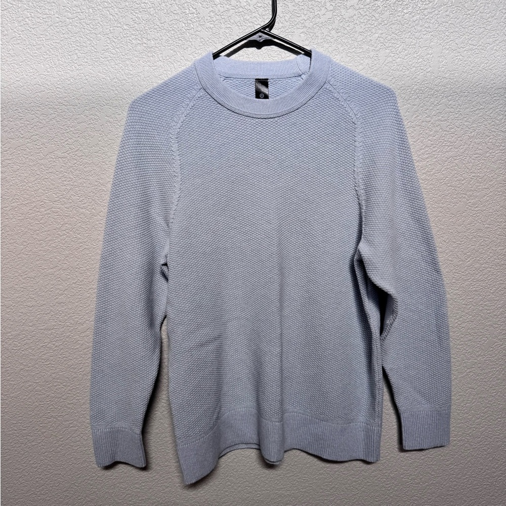 lululemon athletica Men’s Crewneck Sweater - Light Blue - Picture 10 of 11